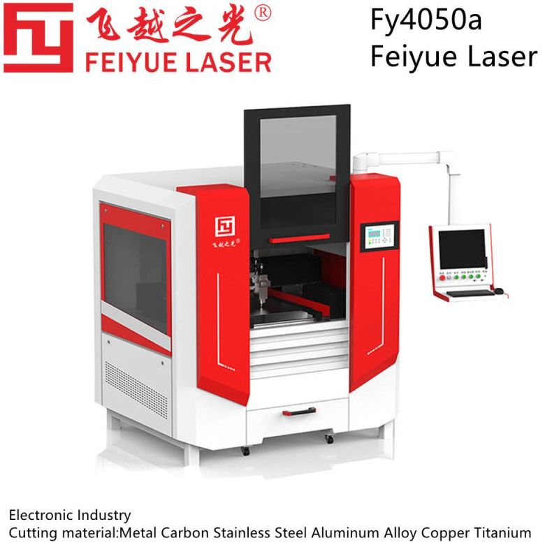 Fy4050A Electronic Industry Feiyue Laser Cutting Machine Manufacturer Laser Processing Machine Keyboard PCB Boards Steel Alloy Aluminum Sheet Metal Laser Cutter
