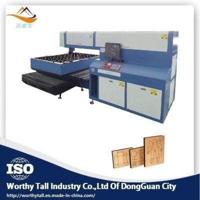 Plywood Flat Cutting Double Heads 300watt Laser Cutting Machine Eastern Tsd