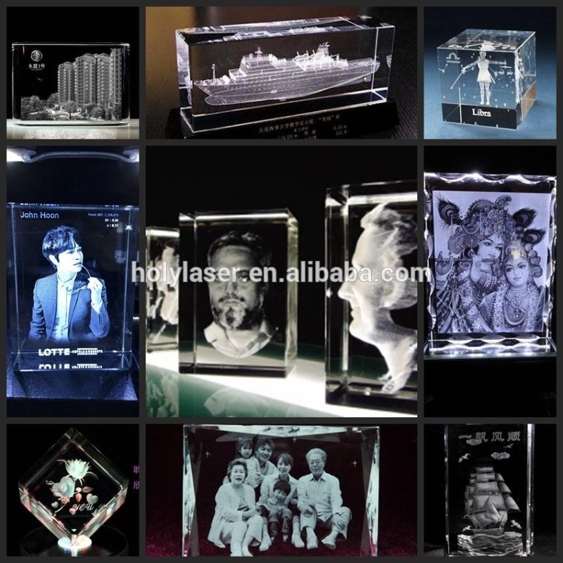 3D Laser Engraving Machine for Inside Glass Factory Sale