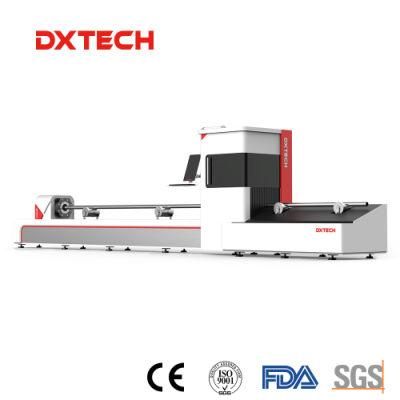 1000W Carbon Metal Square Round Pipe and Tube Fiber Laser Cutting Machine