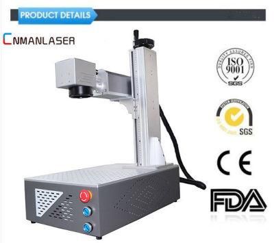 30W Metal Fiber Laser Marker Equipment for Silver Cabinet Type