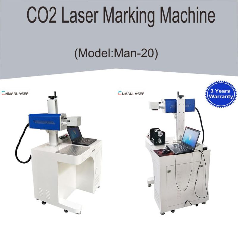 Nonmetal CO2 Laser Marking Machine for Leather Greeting Card