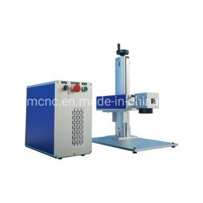 20W 30W 50W CNC Plastic Metal Printing 3D Logo Fiber Laser Marking Machine