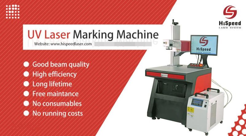 Good Beam Quality UV Laser Marking Machine with Focus Laser Head