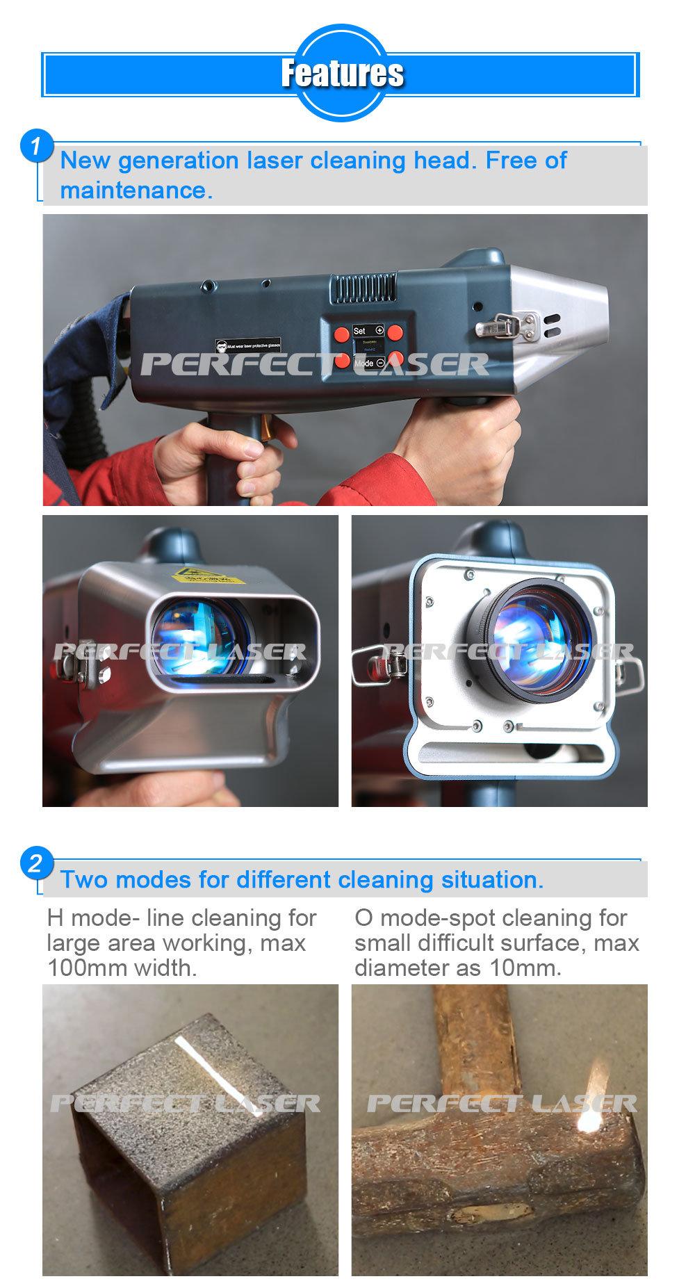 Ipg Raycus Metal Parts Laser Rust Removal Cleaning Machine