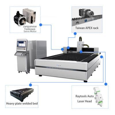 2000W 3000W Yaskawa Metal Fiber Laser Cutting Machine