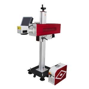 Fiber Flying Laser Marking Machine 20W 30W 40W Available for Various Materials Marking and Coding
