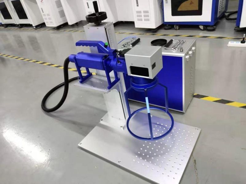 Low Price 20W 30W Portable Fiber Laser Marking Printer Engraver Machine for Metal Nonmetal
