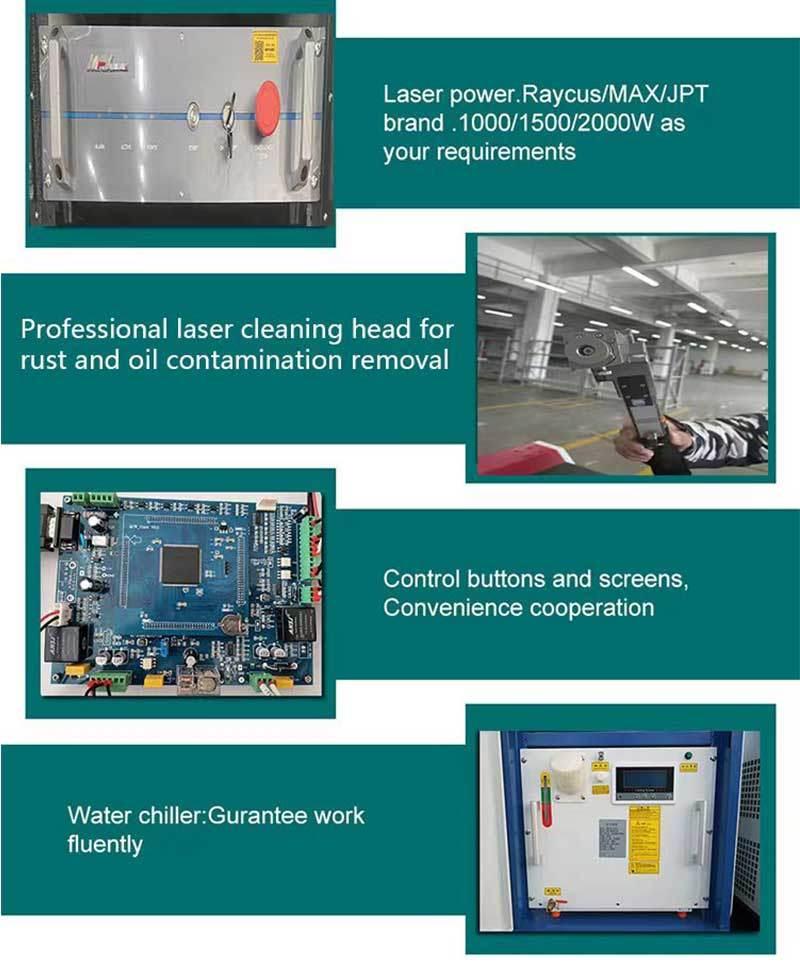 Continuous Fiber Laser Cleaning Equipment Laser Cleaner