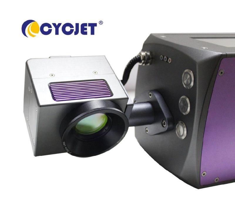 Cycjet Smart LC30f Date Coding CO2 Online Laser Marking Machine on Glass Bottle