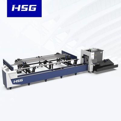 Excellent CNC Optic Fiber Laser Metal Tube Pipe Cutting Machine / Fiber Laser Pipe Tube Cutter Equipment