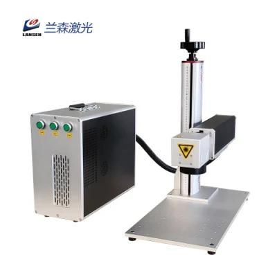 20W Mini Fiber Laser Colorful Writing Machine for Stainless Steel