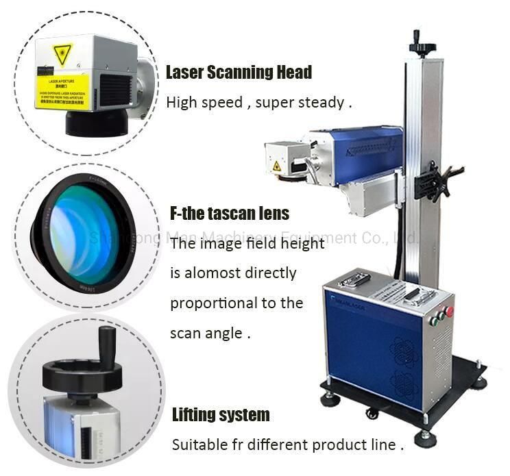 Fly Laser Marking Machine for Food Packaging and Cable Production Line