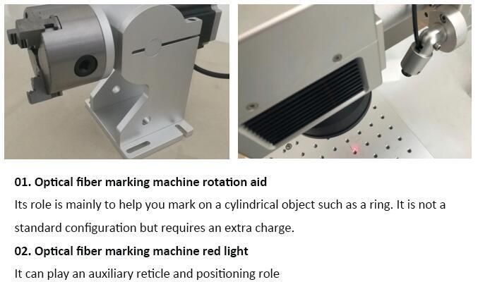 20W 30W Fiber Online Flying Laser Marking Machine for Metal