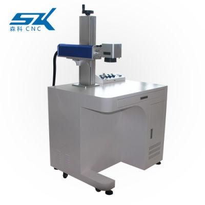 CNC White Color New Senke Design Hot Sale Multifunctional Fiber 20W 30W 50W Laser Wood Acrylic Fiber Marking Machines