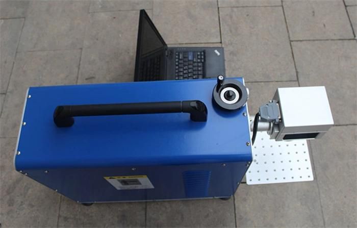 High Speed Optical Mini Portable 20W Fiber Laser Marking Machine CO2 Laser Marking Machine