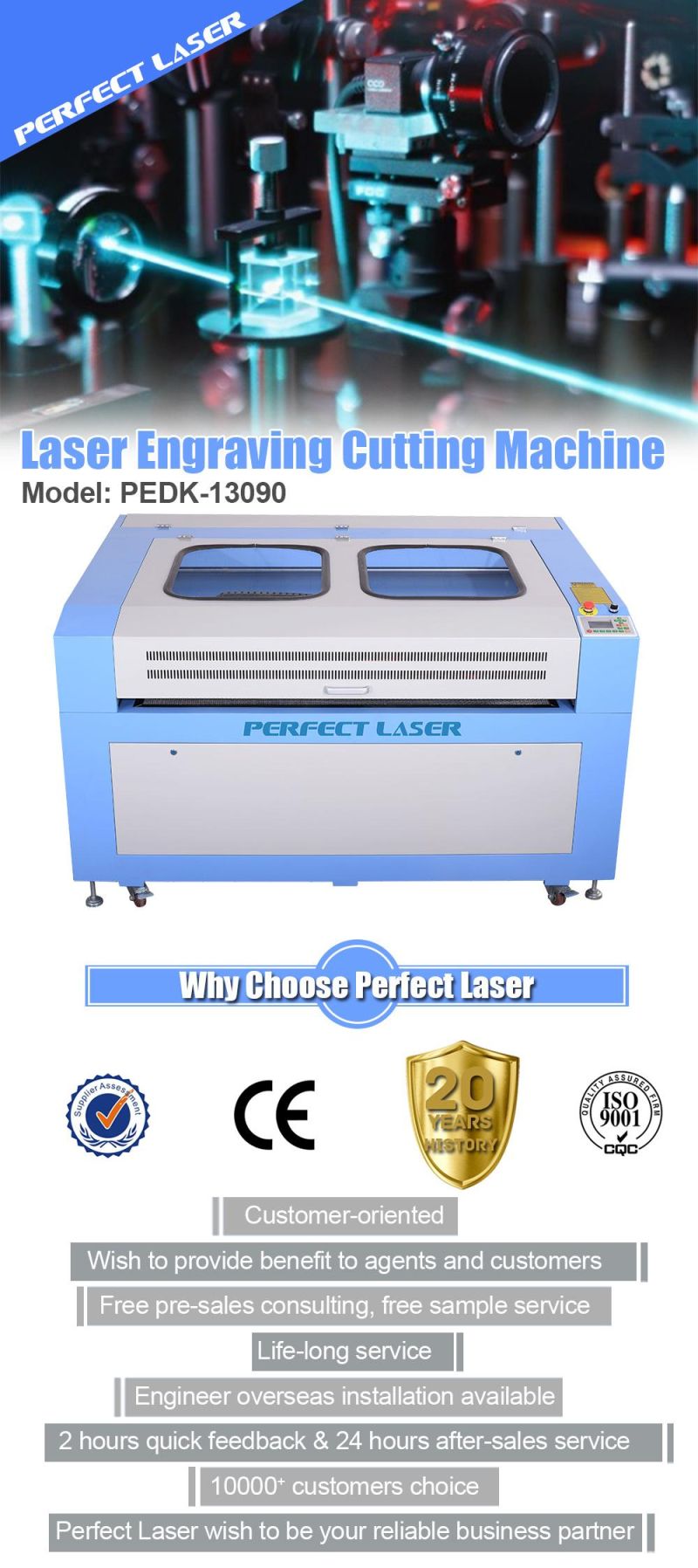 13090 Acrylic CO2 Laser Engraving Cutting Machine