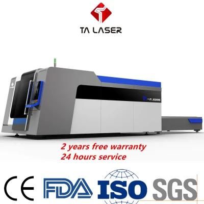 Full Cover 3kw Fiber Laser Cutting Machine High Speed