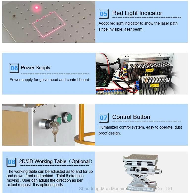 30W Handhold Metal Mini Laser Marking Machine with 3 Years Warranty