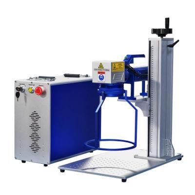 Online Flying Production Line Fiber Laser Marking Machine for Deep Engraving Printing