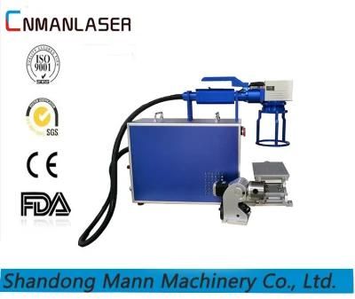 High Speed Jpt Mopa Fiber Laser Engraving Machine for Buttons/PVC Pipe
