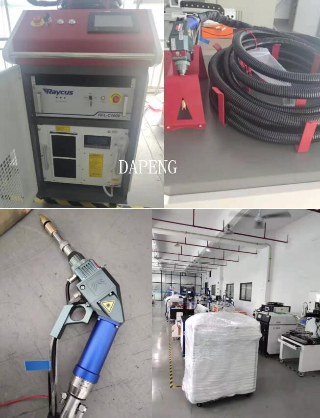 Dapeng Handheld Laser Welding Machine 1kw 1.5kw Fiber Source Laser Welding Machine Price