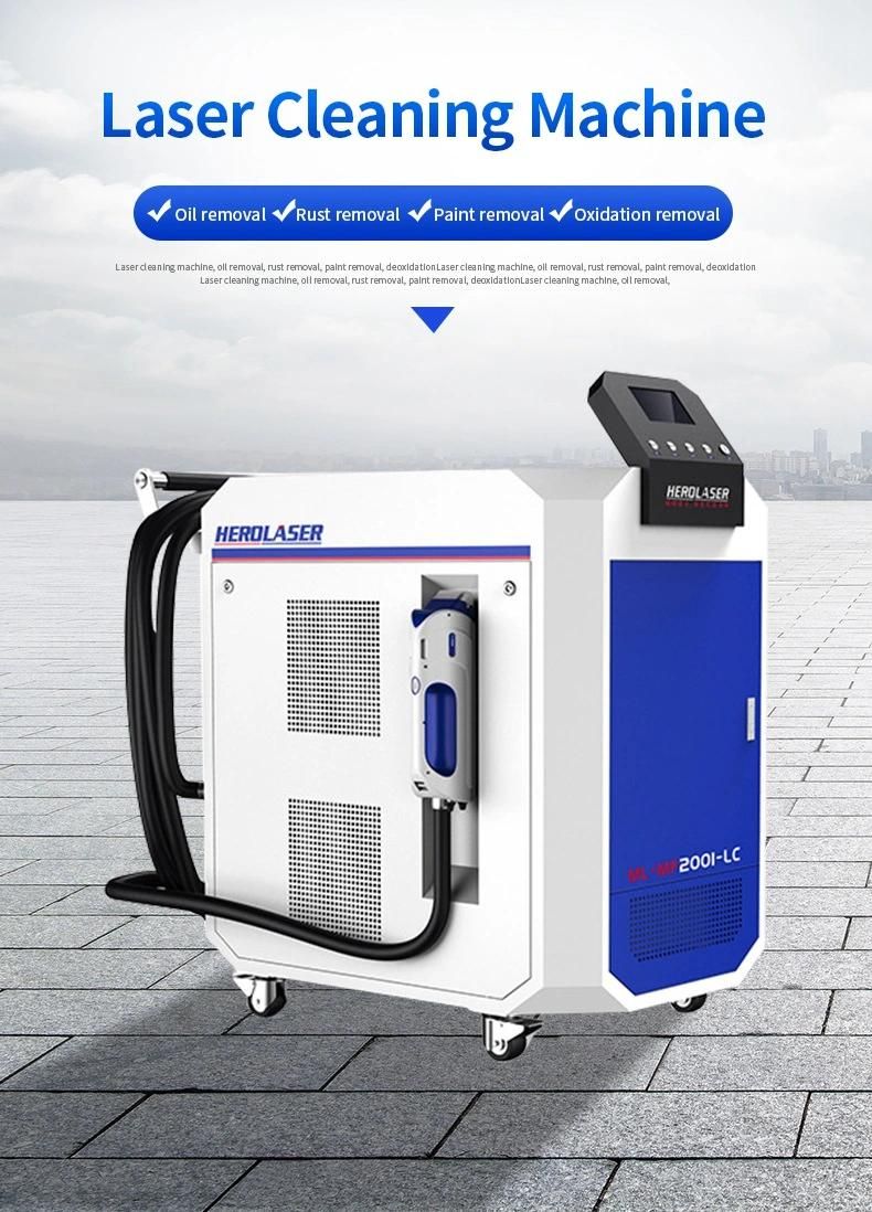 Portable Rust Remover Fiber Laser Cleaning Machine 300W 500W 1000W 1500W 2000W 3000W Removal Cleaner