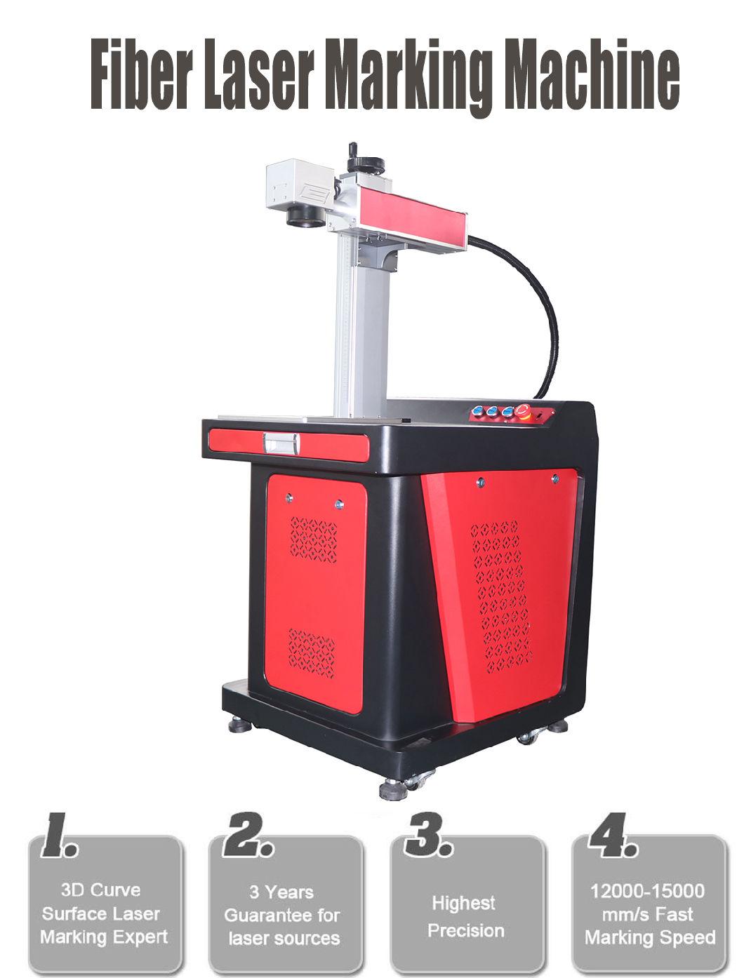 30W Portable Optical Fiber Laser Marking Machine for Ceramic Resin