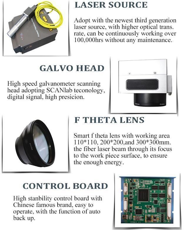 Auto Focus Galvo Scanner Laser Marking Machine for Lighting Eyeglass