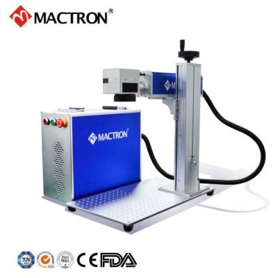 Mini 30W Fiber Laser Marker Metal Draw Print Picture Laser Marking Machine