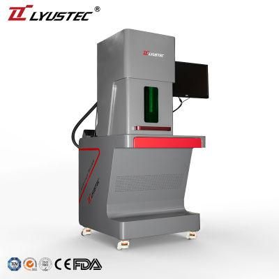 CNC Smart Enclosed Fiber Laser Marking Machine with Big Working Area on Stainless Steel Utensils Kitchenware