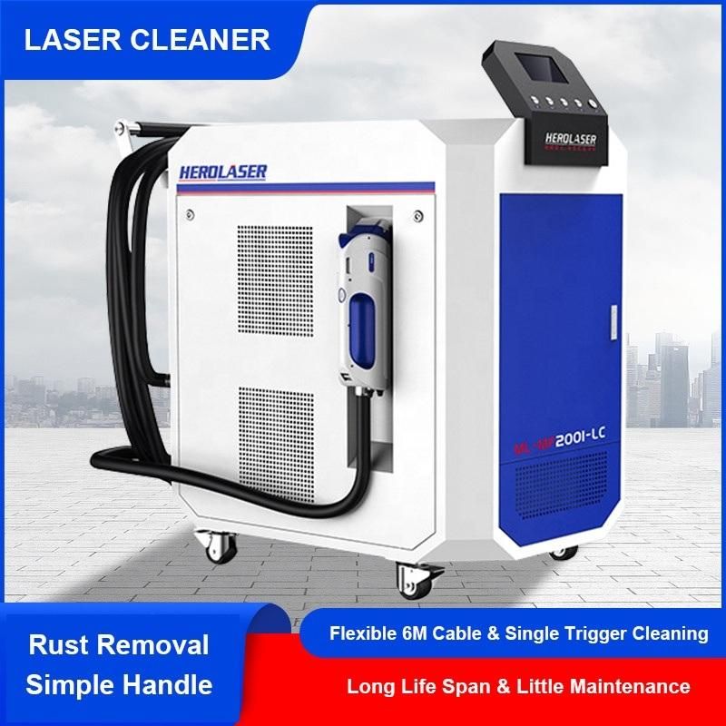 Portable Pulse/Cw Laser Cleaning Machine for Heavy Rust Removal with Intertek Certification Europe Laser Cleaner