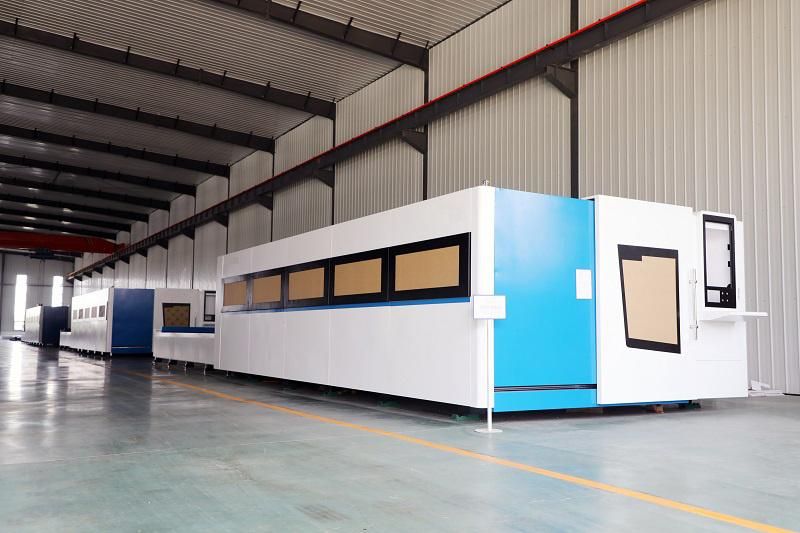 CE Standead High Quality Fiber Laser Machine CNC Laser Cutter laser Cutting Machine with Safe Cover and Exchange Table