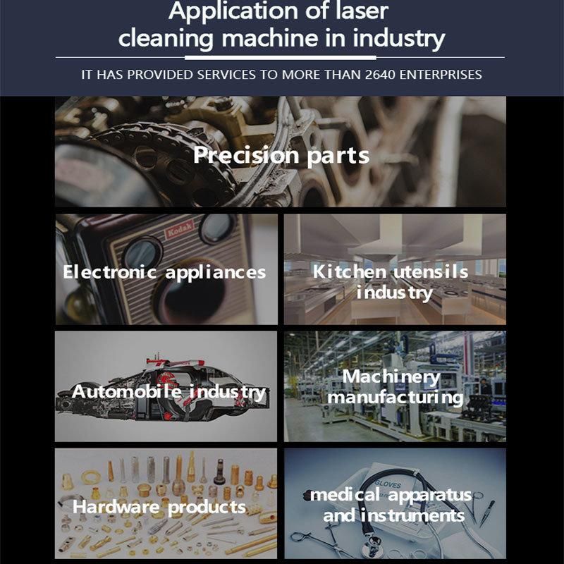 Stable Performance 1000W Laser Cleaning Machine Handheld Supplier Price