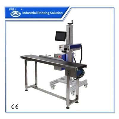 Automatic Flying Fiber Laser Machine for All Industrial Need Coding Logo, Graphic with CE Certification