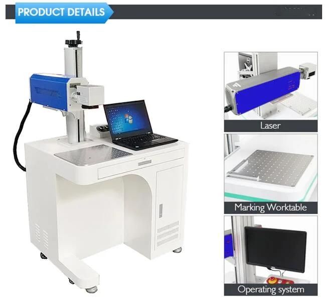 Wood Craft Leather Paper Packaging Laser Marking Machine for Sale