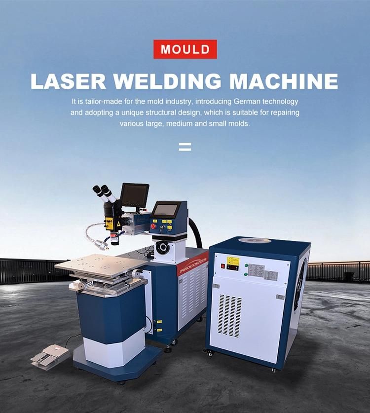 200W Desktop Moulds Laser Welder Welding Machine for Workshop Small Molds Repairing Welding
