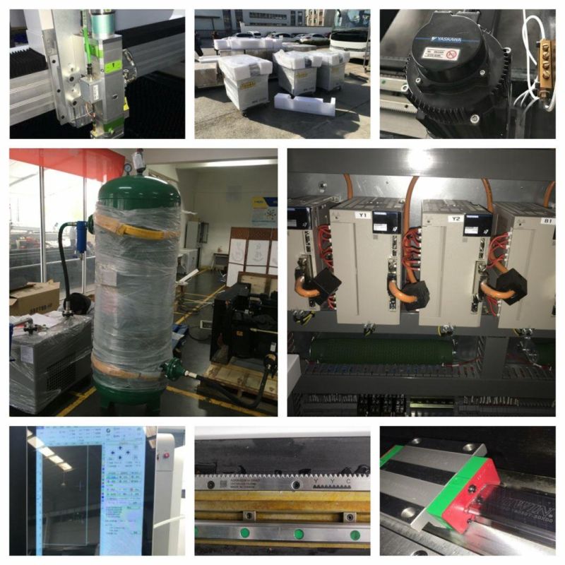 Ipg Ss 1000W 1500 Watt 2000W 3000W 1325 3015 Size Thick Fiber Laser Cutting Machine