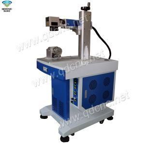 Portable Fiber Laser Marking Machine with Lifting Worktable Used for Most Metal Materials, Such as Gold, Sliver Qd-F20/30/50