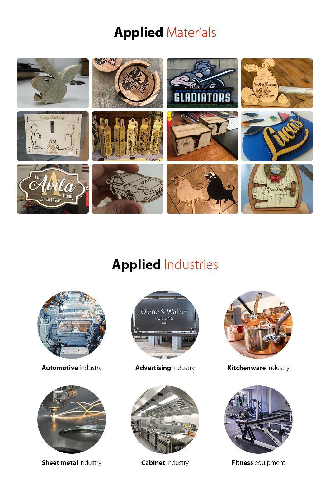 CNC CO2 Laser Cut MDF Plywood Acrylic 100W 130W 150W Leather Laser Cutting Machine 1390 with Low Price