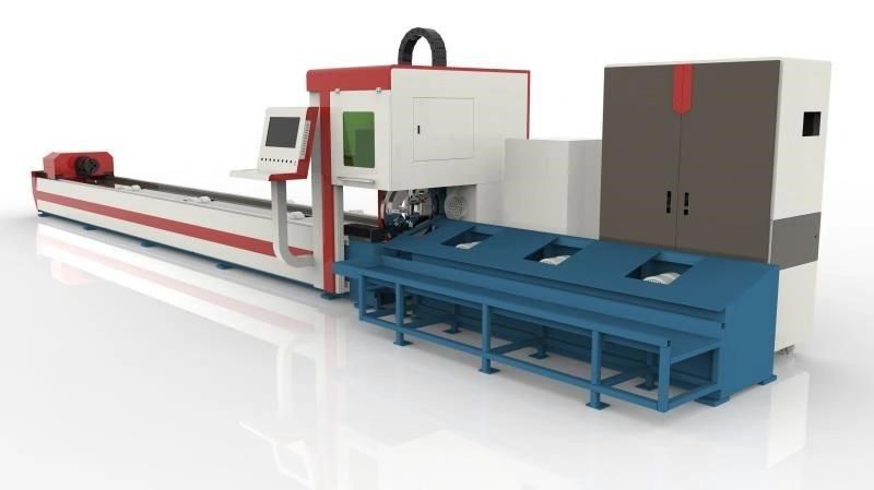 Raycus 1000W /1500W Metal Tube Cutting CNC Fiber Laser Cutting Machines
