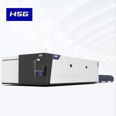 Hot Sales Double Exchange Platforms Laser Cutting Equipment with Full-Protective Structure 6000-12000W