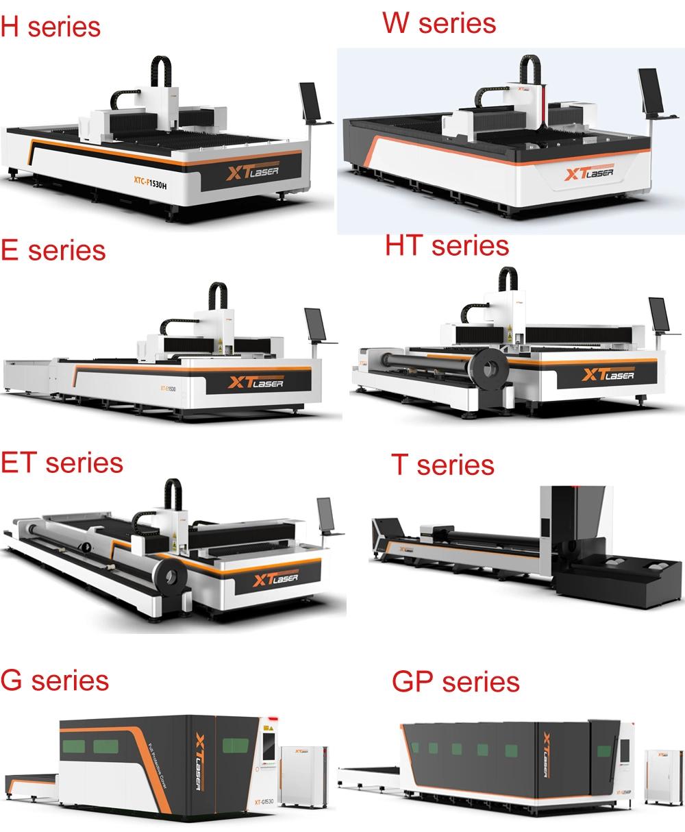 1000W/2000W/3000W Fiber Laser Cutting Machine for Metal/Stainless Steel/Copper/Aluminum with Exchange Table