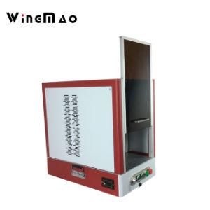 safety Cabinet 20W Fiber Laser Marking Machine for Nameplate, Ear Ring, Yeti Rambler, iPhone Cover