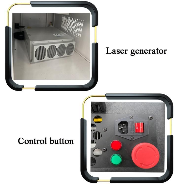 50W/100W Metal Stainless Steel Fiber Laser Cleaning Machine