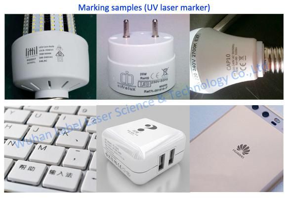 Compact Structure Portable 3W UV Laser Marker Laser Marking Machinery for Mobile Phone Power Adapter/Charger for Sale