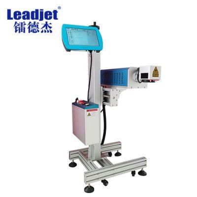 Leadjet 30W CO2 Laser Marking Machine for Pet Bottle Plastic Bag Expiration Date