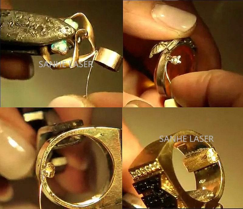 Gold Portable Jewelry Silvery Laser Spot YAG Laser Welder