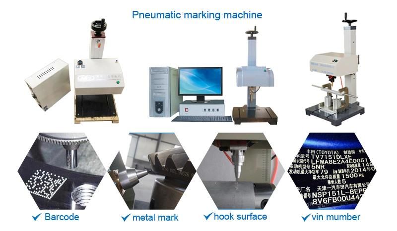 Cheap DOT Peen Pneumatic Marking Machine DOT Peen Engraving Machine Factory