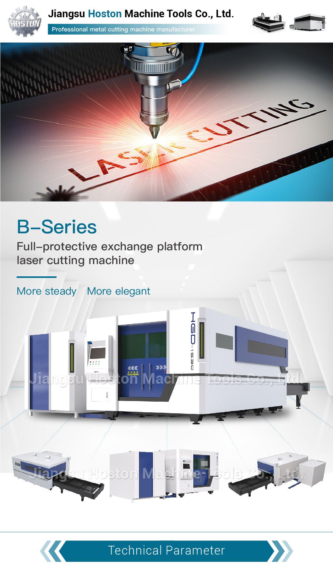 2000W 3000W 4000W 6000W 8000W 10000W 12000W 15000W 20000W Exchange Table Fiber Laser Cutting Machine